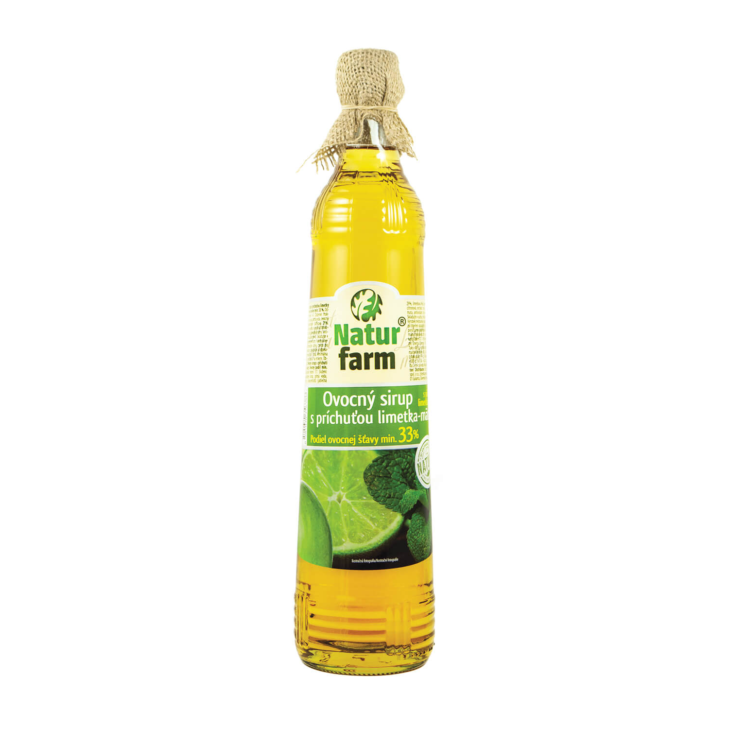 Natur farm sirup máta/limetka 700ml