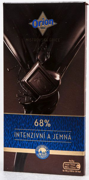 Orion Hořká čokoláda 68% extra hořká 100 g