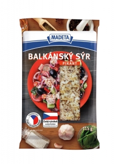 Madeta Balkánský sýr pikant 43% 115 g