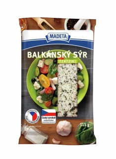 Madeta Balkánský sýr tzatziky 43% 115 g