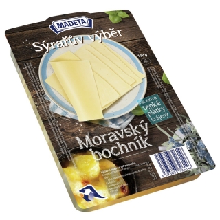Madeta Moravský bochník Plátkový sýr 100 g