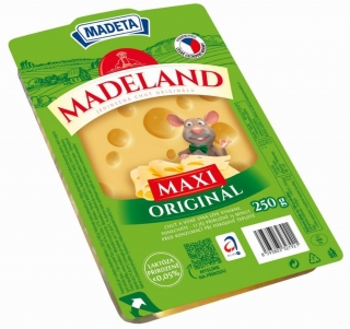 Madeland maxi sýr tvrdý plátkový 250g