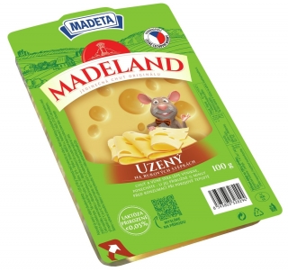 Madeland uzený 44% plátky 100g