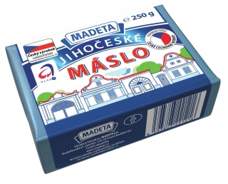 Madeta Jihočeské máslo 82% 250g