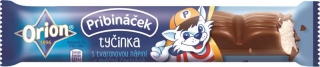 Orion Pribináček Tyčinka s tvarohovou náplní v mléčné čokoládě 32g