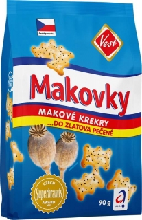 Makovky krekry 90g
