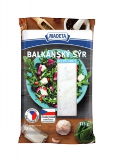 Madeta Balkánský sýr bez příchutě 43% 115 g