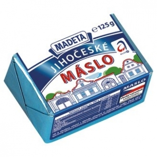Madeta Jihočeské máslo 125g