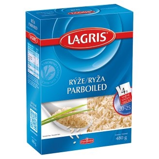 Lagris Rýže parboiled varné sáčky 480g