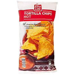 Fine Life Tortilla Chipsy hot 200g
