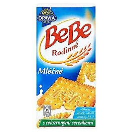 Opavia BeBe mléčné sušenky 130g