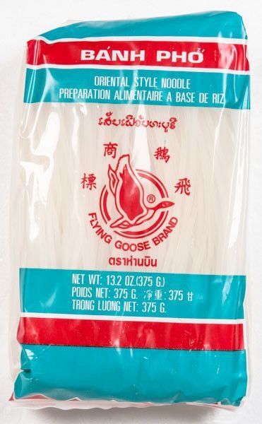 Flying goose nudle rýžové široké 3mm 375g