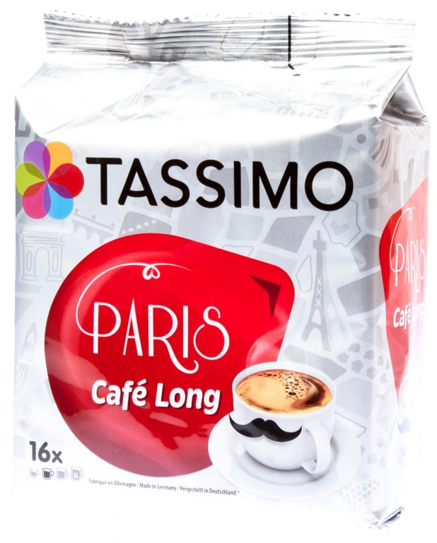 Tassimo Paris Café Long 16 x 6,7g kapsle